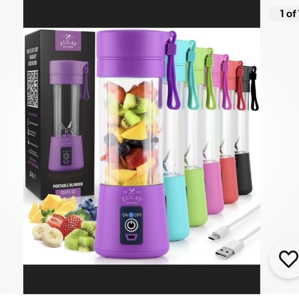 Zulay Kitchen Portable Blenders For Shakes And Smoothies